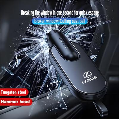 Car Window Breaker Hammer Seat Belt Cutter For F SPORT GS GX IS LS LX CT LC RC GX460 Ct200h LBX NX RX 350h 450h ES UX 300e