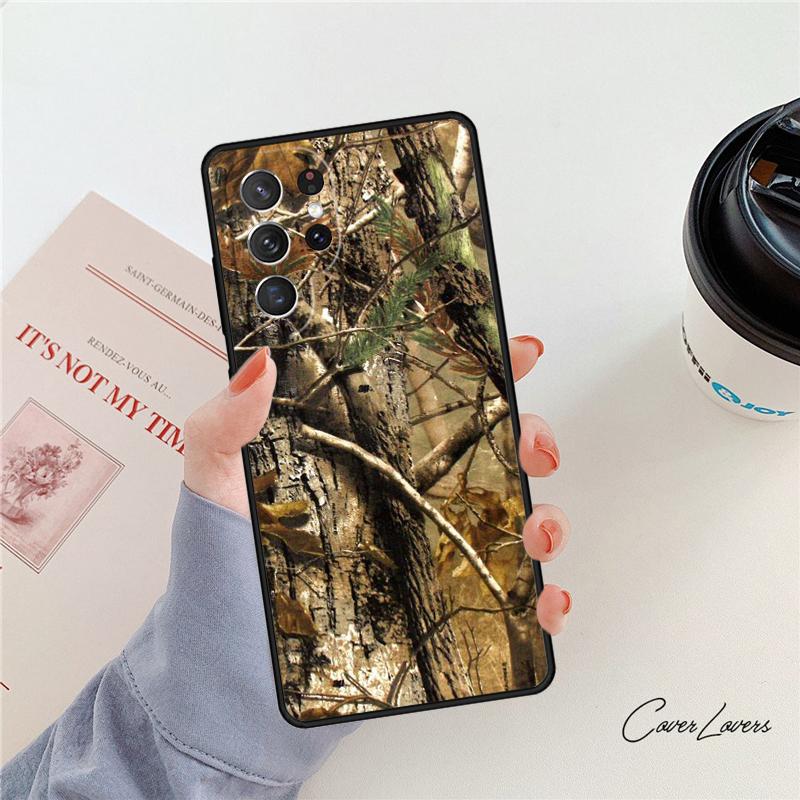 Hunting Camouflage Pattern phone case For Samsung Galaxy S24 S25 S23 S22 Ultra Note 10 20 Plus S20 S21 FE Cover