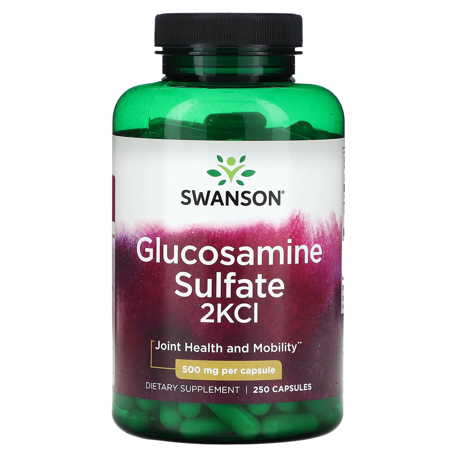 

Glucosamine Sulfate 2Kci, 500Mg, 250 Capsules