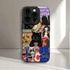 Cat Collage Pattern Phone Case Suitable for iPhone 17 16 15 14 13 12 11 Pro/Max/Plus Anti Drop and Shockproof Back Cover