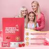 60 Probiotických bonbónů pro ženy, Probiotika pro ženy, příchuť brusinka, 5 miliard CFU pro intimní a trávicí zdraví