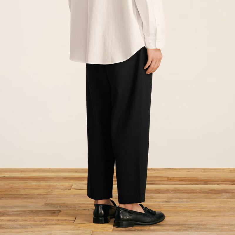 CROQUIS Men's 2024 Autumn Loose Tapered Suit Pants