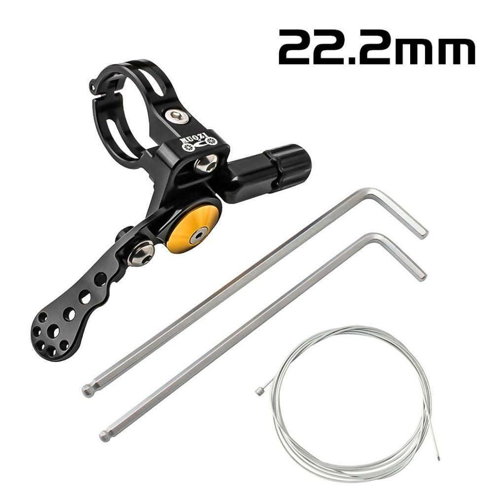 22.2mm/24mm Bicycle Seatpost Remote Controller Adjustable Aluminium Alloy MTB Dropper Seat Post Lever Light CNC
