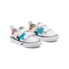 Converse All Star 2V Canvas Casual Versatile Low Top Walking Shoes Baby Sneaker White 768457C