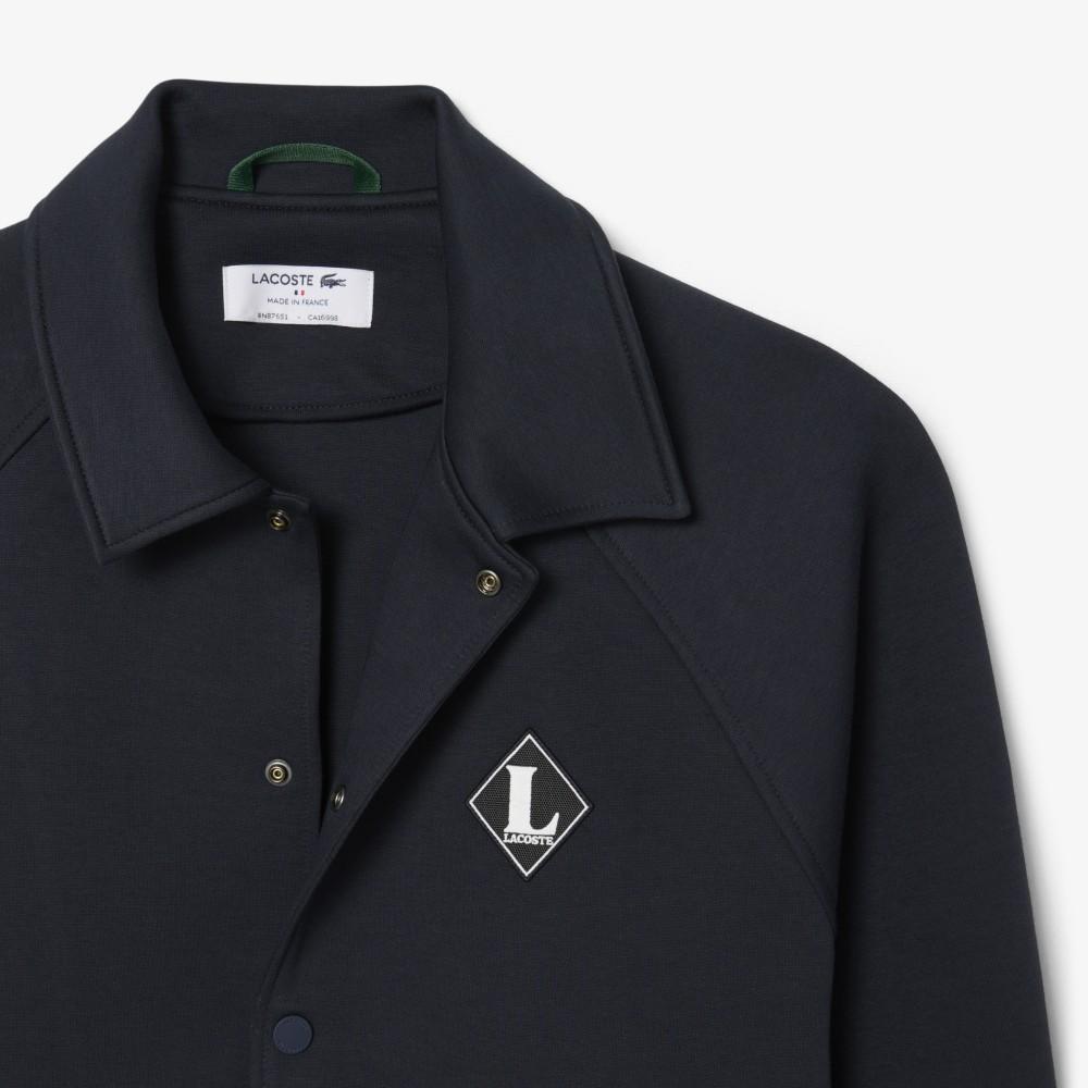 Lacoste Men's L Badge Raglan Sleeve Collar Sweat Jumper BH0721-56G350