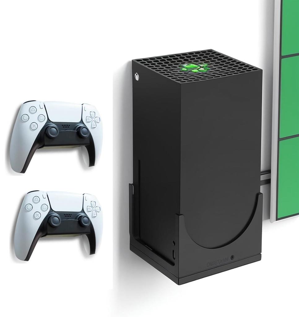 KAIXUANMAN Magnetic Controller Metal Controller Game Controller Storage Controller PS5 Gaming Black with 1 Holder, Storage, Rack, Stand, Rest,