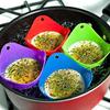 4 pezzi Silicone Cuoci Uova in Camicia Cialde per Bracconaggio Padella Stampo Accessorio Strumento da Cucina Gadget Cucina Accessori
