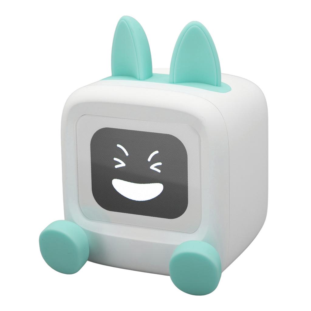 Desktop Small TV Robot Smart   Spker Alarm Clock Ornament with 2.01 Inch Screen GIF Album Mode 3000mah Battery for Bedroom Home