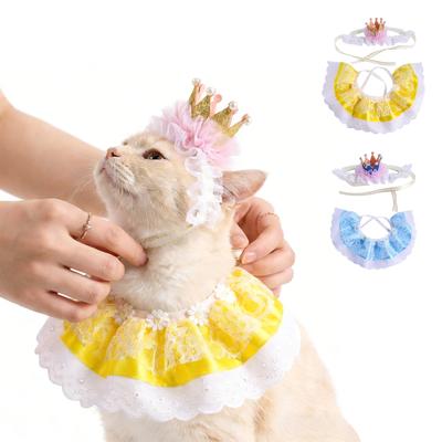 Scarf, Dog Bib, Crown, Cute Holiday Party Decoration, Pet Supplies
