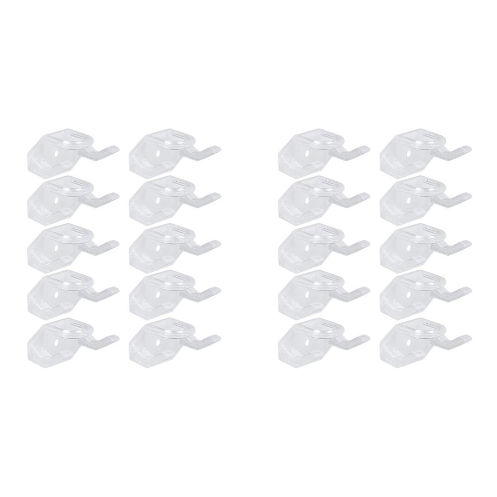 10 Stück Hutablagen Mehrzweck Wandmontage Hut Organizer Minimalistischer Hut-Präsentationshalter für Schranktür Wand