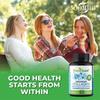 Advanced Collagen Type I II III with Hyaluronic Acid & Vitamin C, 120 Dietary Supplement Capsules