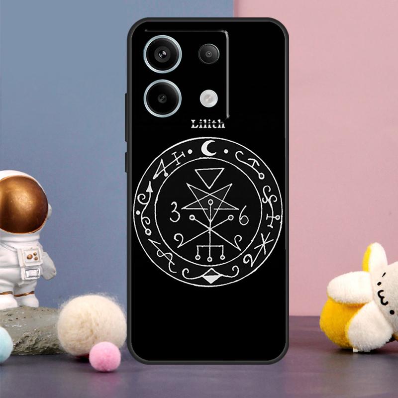 Hexerei Okkultes Pentagramm Hülle Für Xiaomi Redmi Note 14 9 10 11 12 13 15 Pro Plus Redmi 15 15C 10C 12C 13C 14C Abdeckung