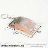 Grilled Fish Block Model Keychain - Seafood Ingredient Display Pendant
