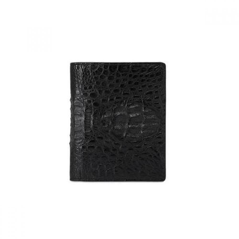 Daks Black Crocodile Leather Wallet Dbwa9f712bk