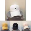 Chic Korean Style M Letter Beige Baseball Hat For Women Sunshade Cap