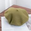 Berretto Donna Britannico Vintage Autunno e Inverno Lana Pittore Cappello Signora Cappello Bocciolo Versatile Tendenza ins