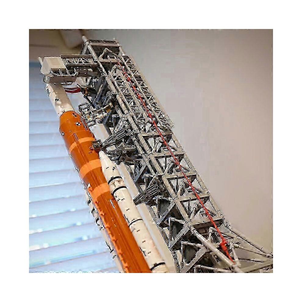 Nuevo sistema de lanzamiento espacial Artemis 2025, bloques de construcción compatibles, ladrillos aeroespaciales 10341, juguetes para niños y adultos.