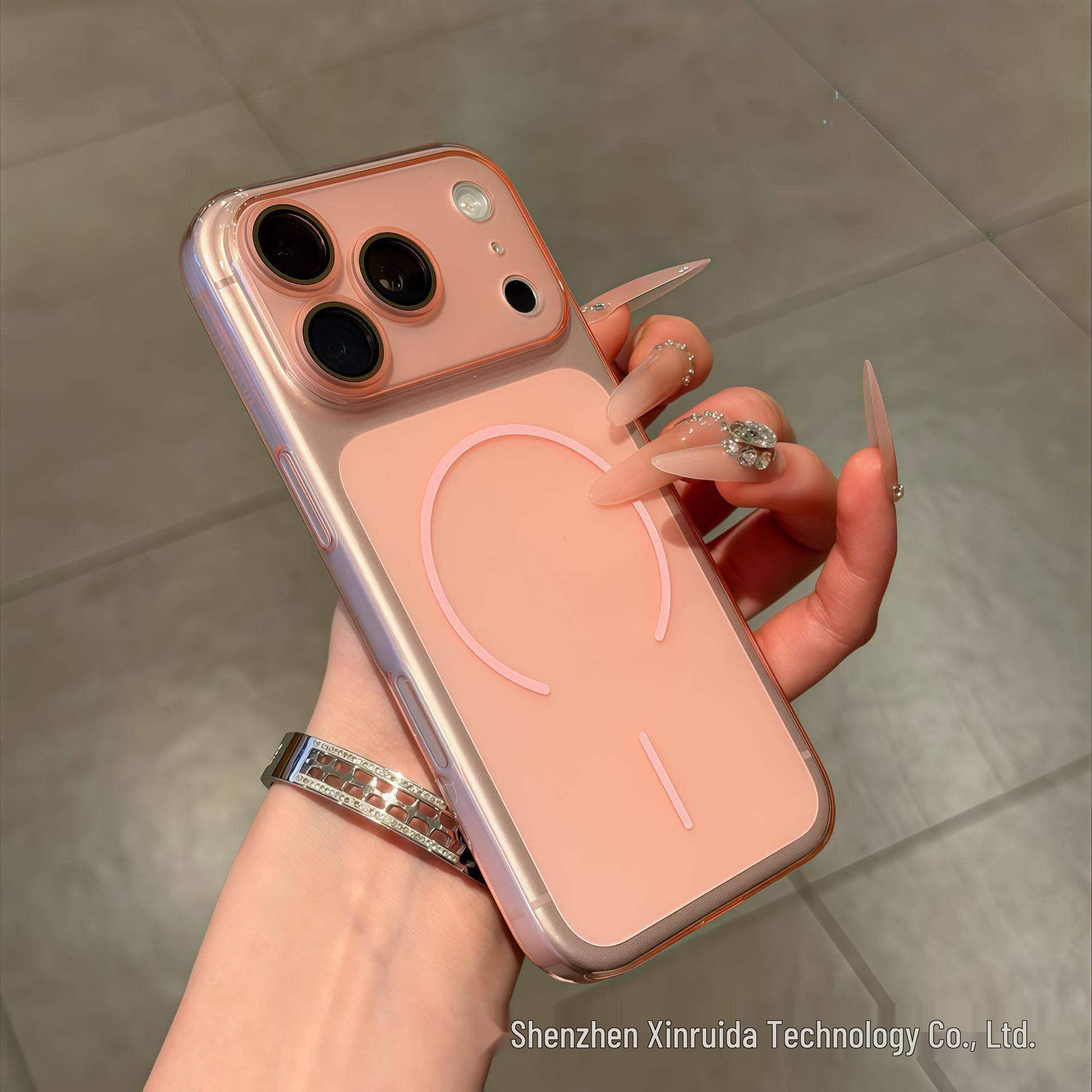 

Ultra-Thin Frosted Transparent Anti-Drop Case for iPhone 17 Pro Max with Camera Button 16 Pro