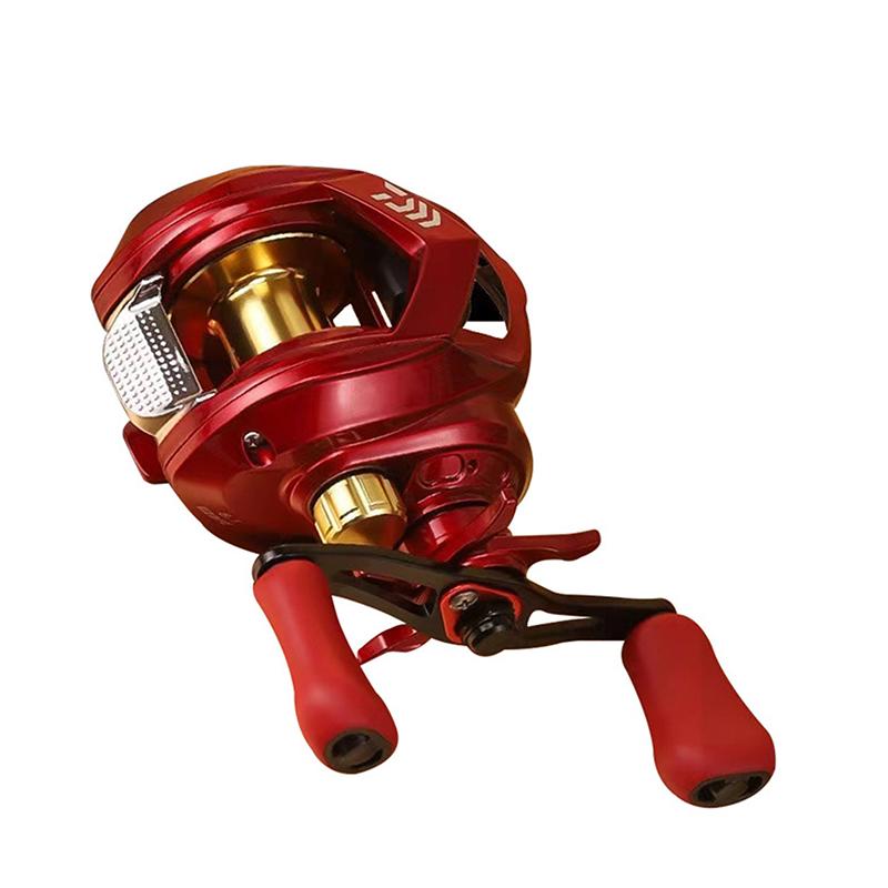 

Casting Rod To Fight The Black Road Ya Fishing Reel Magnetic Double Brake Teardrop Wheel Anti-Frying Line Long-Distance Casting