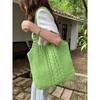 Literary Retro Knitting Bag Large Capacity Knitting Bag Twist Handbag Tote Bag Crossbody Bag Senior Ladies Bag