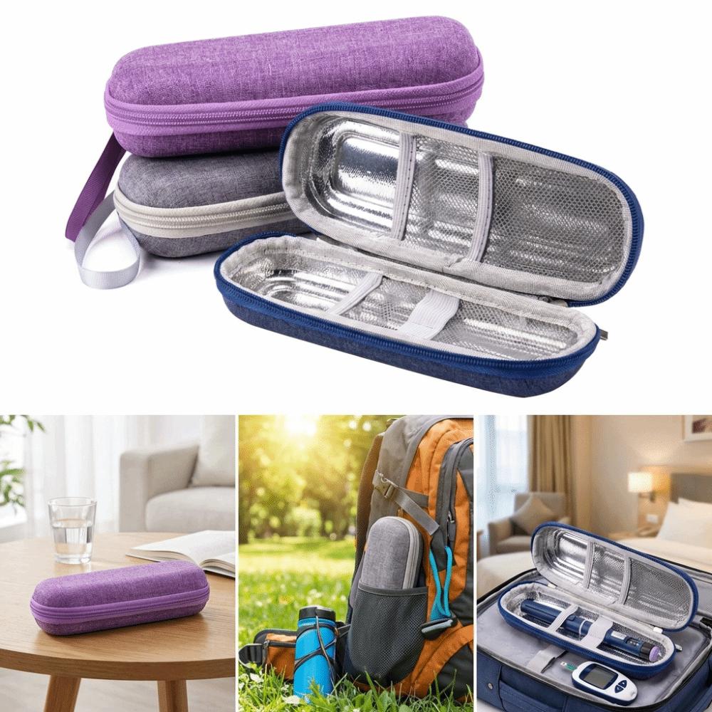 EVA Glaciated Cold Storage Bag Waterproof Drug Freezer Bag Multipurpose Storage Bag  for Home