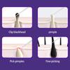 3 Pcs Facials Blackhead Remover Tweezers Extractor Acne Removal Pimple Popper Tool Kits Blackheads Tweezers