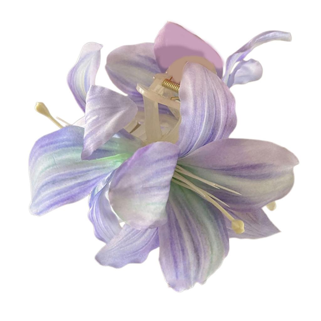 Eye Catching Floral Hair Clip Fashion Hair Accessory Adding A Touch Of Styles To Any Outfit Without Damaging Hair