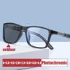 Nieuwe Trend TR90 Fotochromatische Leesbril 3 in 1 Outdoor Bifocale Zonnebril Sport Anti Blauw Dichtbij Ver Zicht Brillen Dioptrie