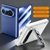 With Privacy Tempered Glass Film Full Protective Case For Huawei Pura X Max Spring Hinge Holder Camera Protect Cover