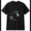 Tattoo Gorilla Underwater Wildlife Mens T-Shirt Black 100% Cotton Nature Printed