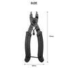 Bike Master Link Pliers Quick Install Remove Magic Buckle Clamp Portable Chain Remover for MTB Road Bike Cycling Repair Tool