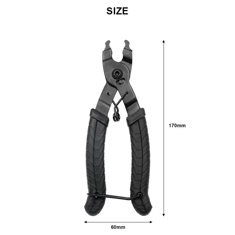 Bike Master Link Pliers Quick Install Remove Magic Buckle Clamp Portable Chain Remover for MTB Road Bike Cycling Repair Tool