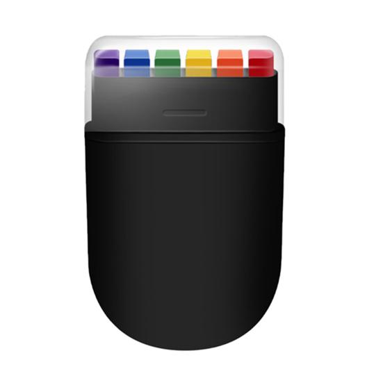 

Rainbow Face Paint Pride Face Body Paint 6 Colors Safe Face Paint Stick Body Markers for Marches Parties Festivals Pride Day Celebrations чорний