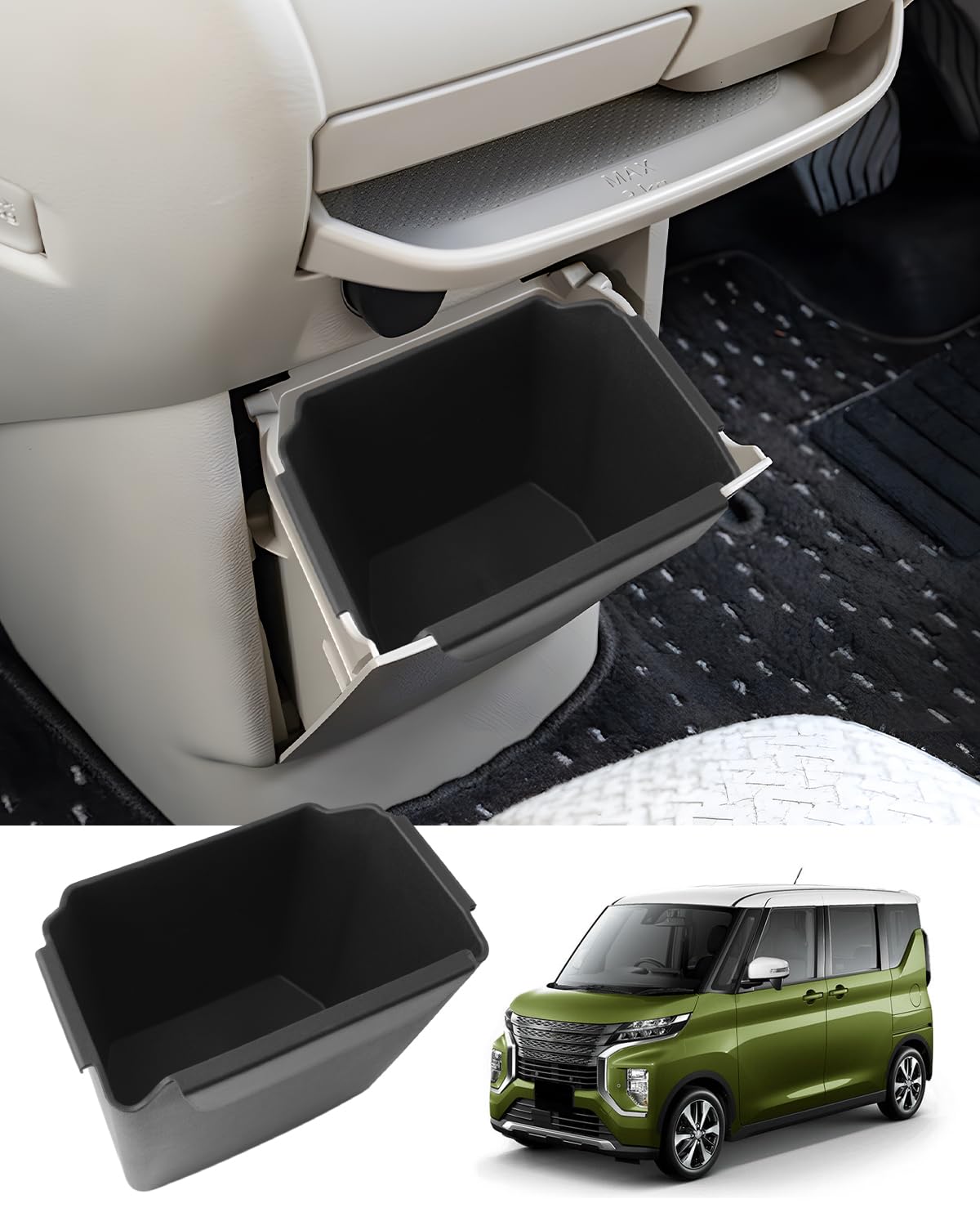 

Coleya Mitsubishi eK Space 2-го поколения 2020+ Центральный нижний лоток eK Cross Space Встроенный консольный бокс eK Space Центральный нижний бокс Аксессуары e
