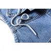 Hooded Korean Style Denim Vest for Women - Versatile Plus Size Outerwear for Spring, Autumn, Winter