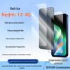 RedMi 17 HD Tempered Glass: Transparent, Full Screen, Anti-Peep Protection.