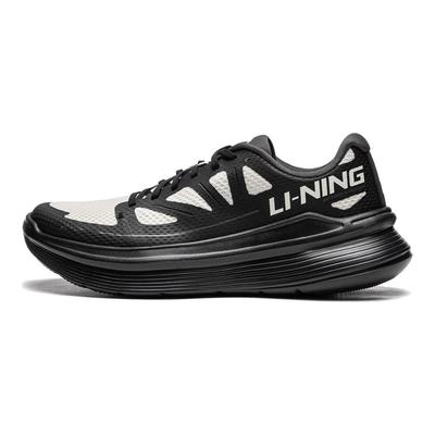Lining Lingyue Verfrissende Comfortabele Antislip Slijtvaste Laag uitgesneden Casual Hardloopschoenen Heren sneaker Grijs Zwart ARSU097-5