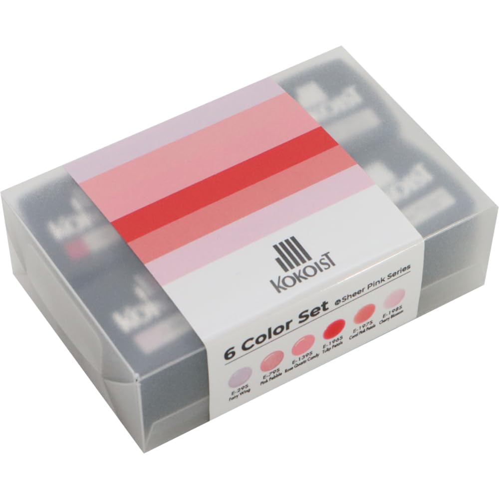 KOKOIST Color Gel Set 14 Sheer Pink Series 6-Color