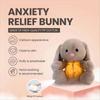 Baby Breathing Bunny Baby Soothing Bunny Plush Doll Toy Baby Kids Soothing Music Sleeping Companions Sound 2Pcs