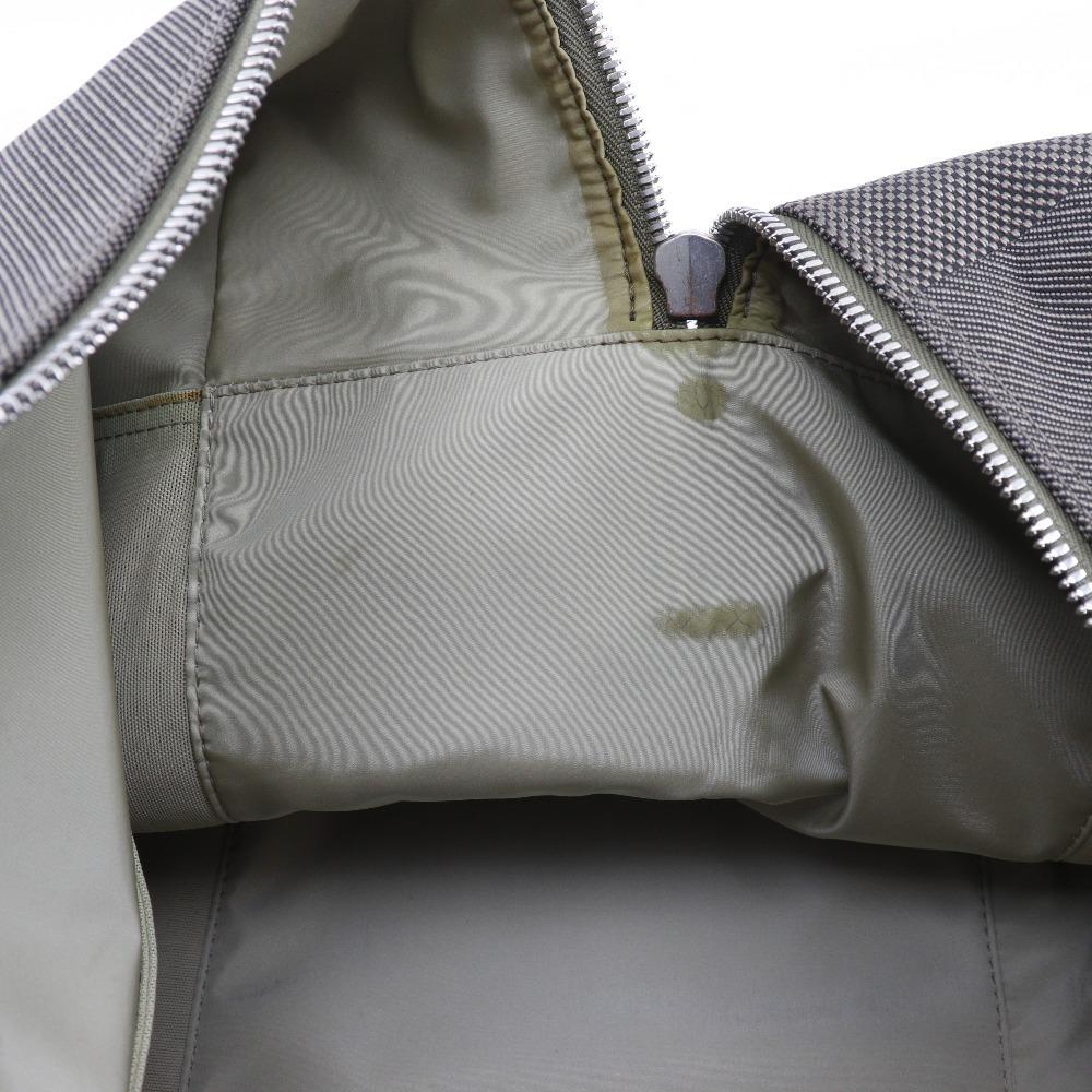 LOUIS VUITTON Suvlan Boston bag M93228 2WAYShoulder Tail Brown Damier Jean Canvas mens Used