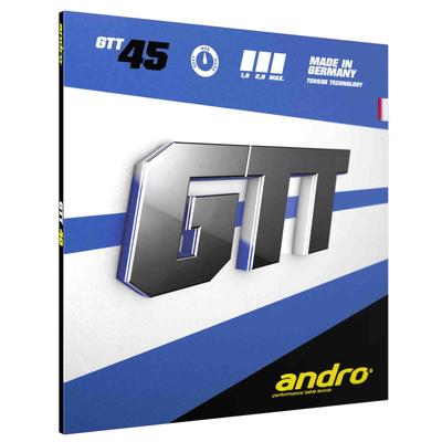 Andro GTT45 Table Tennis Light Soft Back 112277 Rubber, Tension, Rubber, Red, 1.6mm,