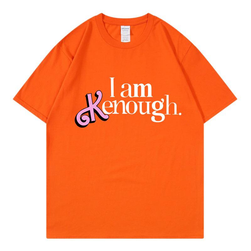 Letter Print Short Sleeve Loose Cotton Top Comfortable T-Shirts Women’s