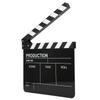 30x25CM Claquete de Acrílico Diretor Profissional Cinema Filme Ação Clap Ferramenta de Fotografia Faixa Branca Quadro Negro