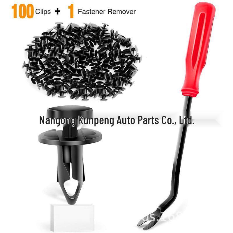 Balení 100 ks nýtovacích klipů nárazníku pro Chrysler & Ford (GM21030249, N807389S)