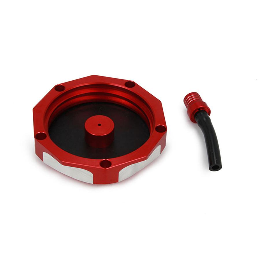 CNC Gas Fuel Tank Cap Red For 2000-2007 HONDA CR85R CR125R CRF230F CR250R