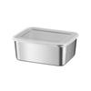 6Pcs With Lids Food Storage Containers Stackable Reusable Stainless Steel Food Containers Leakproof Thickened