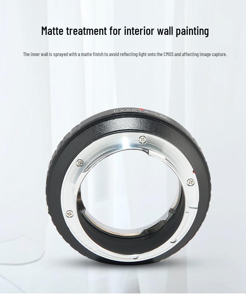 EXA-LM Lens Adapter for Converting Exakta EXA Lenses To Leica M-mount Cameras.