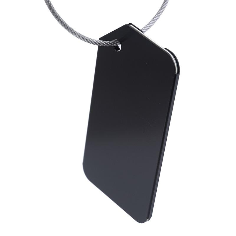 Kofferanhänger für Koffer Aluminium Datenschutz Gepäckanhänger Gepäckidentifikator Reisezubehör Essentials