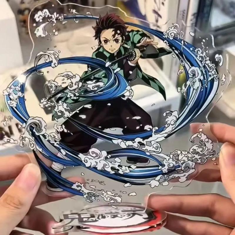 New Demon Slayer Kimetsu No Yaiba Acrylic Stand Anime Character Desktop Ornaments Cartoon Collectible Decor Fans Gift