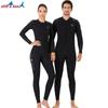 3MM Diving Suit Men's One-piece Long-sleeved Trousers Velvet Thermal Women's Surfing Jellyfish